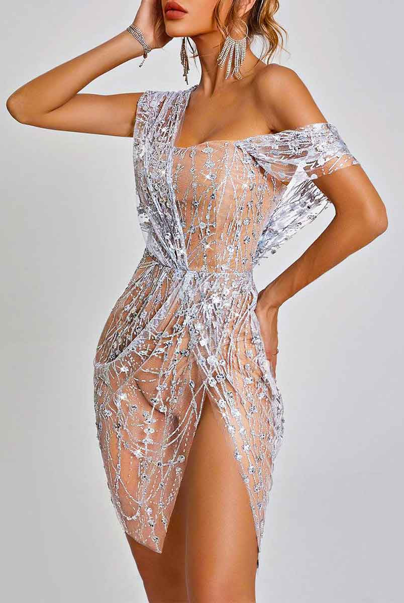 sequin party dress