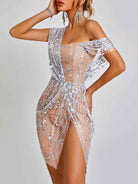 sequin party dress