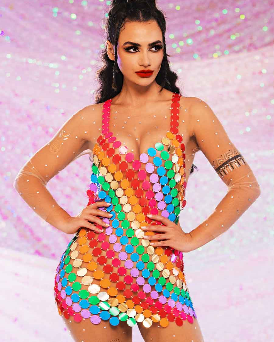 chainmail party dress