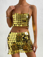 Gold Sequin Set