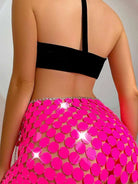 Sequin Disc Mini Skirt