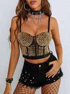 Skinny Diamond Rhinestone Bra