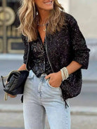 black sparkly jacket