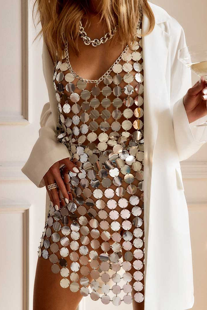 chain mail dress