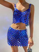 Sparkly Blue Disco Set