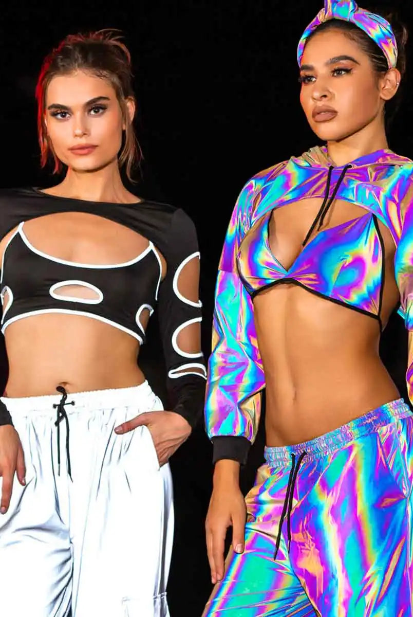 Casual Reflective Short Set