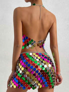 rainbow disco outfit