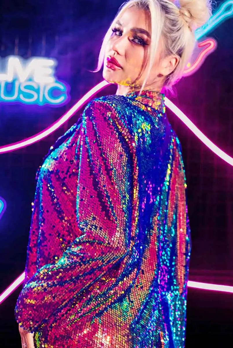 Sparkly Burgundy Jacket