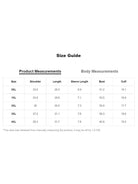 plus size rhinestone shirts size chart