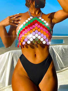 Rainbow Sequin Tank