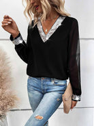 long sleeve sequin shirt