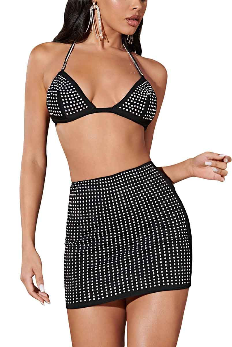 Women's Rhinestone Suit