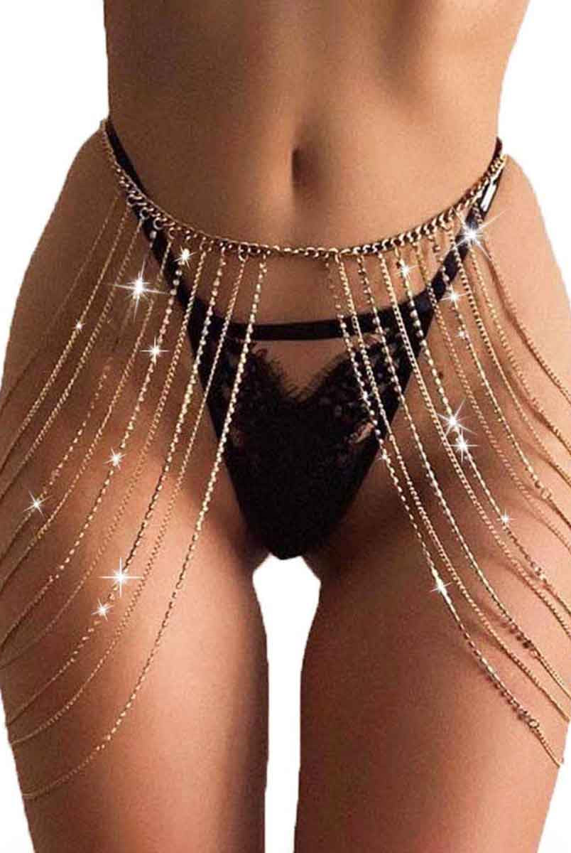 rhinestone mini skirt