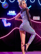 silver sequin jumpsuit