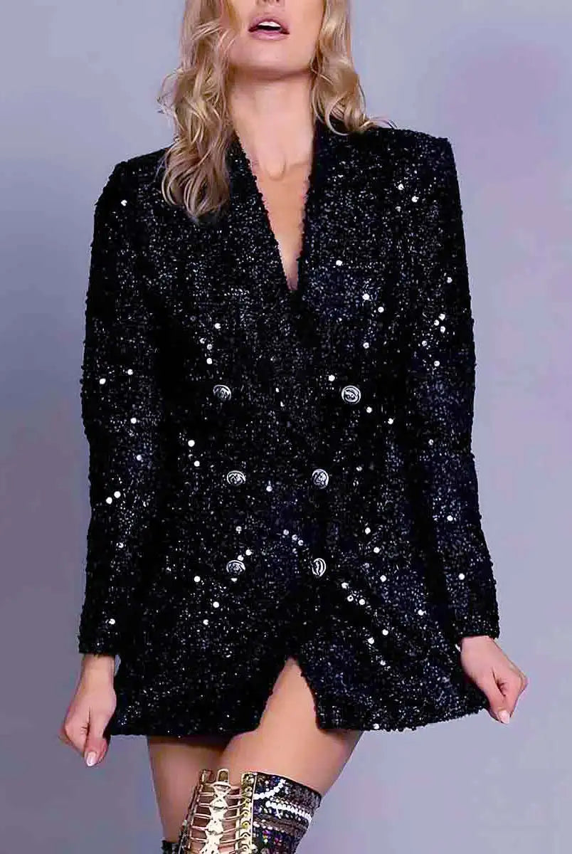 Black Sparkly Blazer