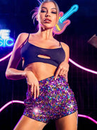 Sequin Mini Shorts