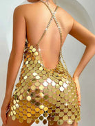 Disco sequin mini dress