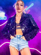 black sequin jackets