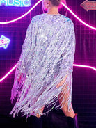 silver fringe jacket