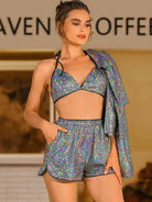 2 piece sequin short set