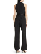 sequin black jumpsuit