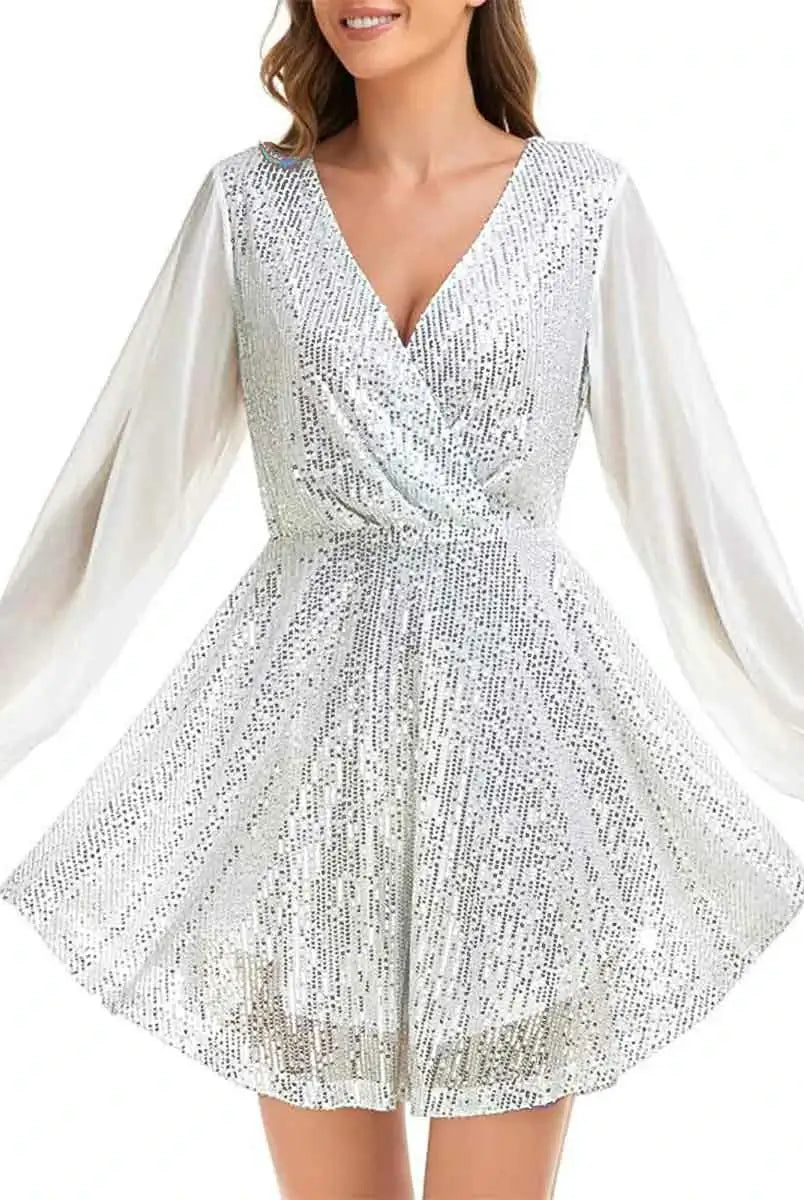 white cocktail dress