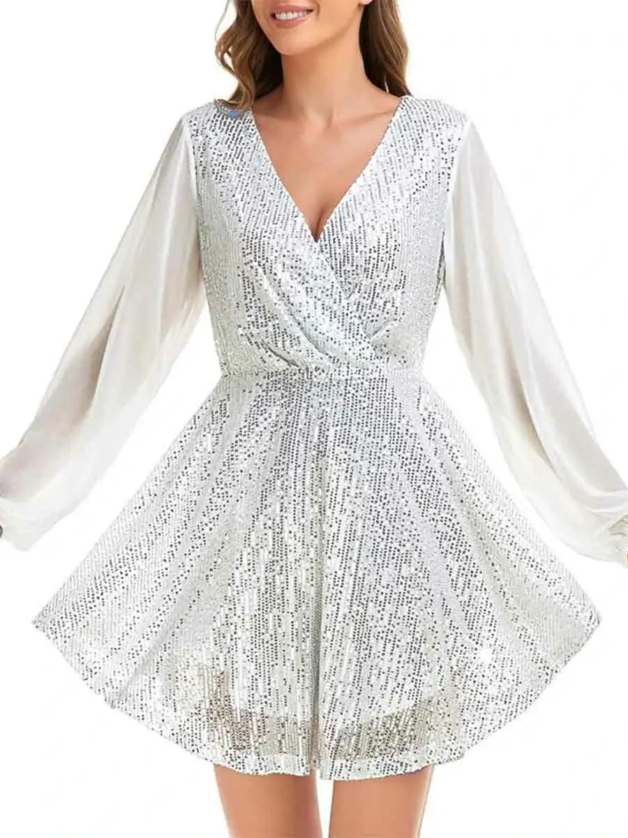 white cocktail dress