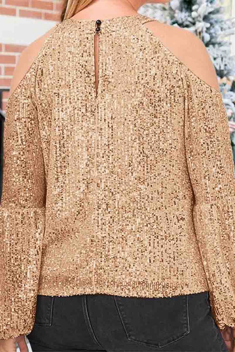 gold glitter shirt