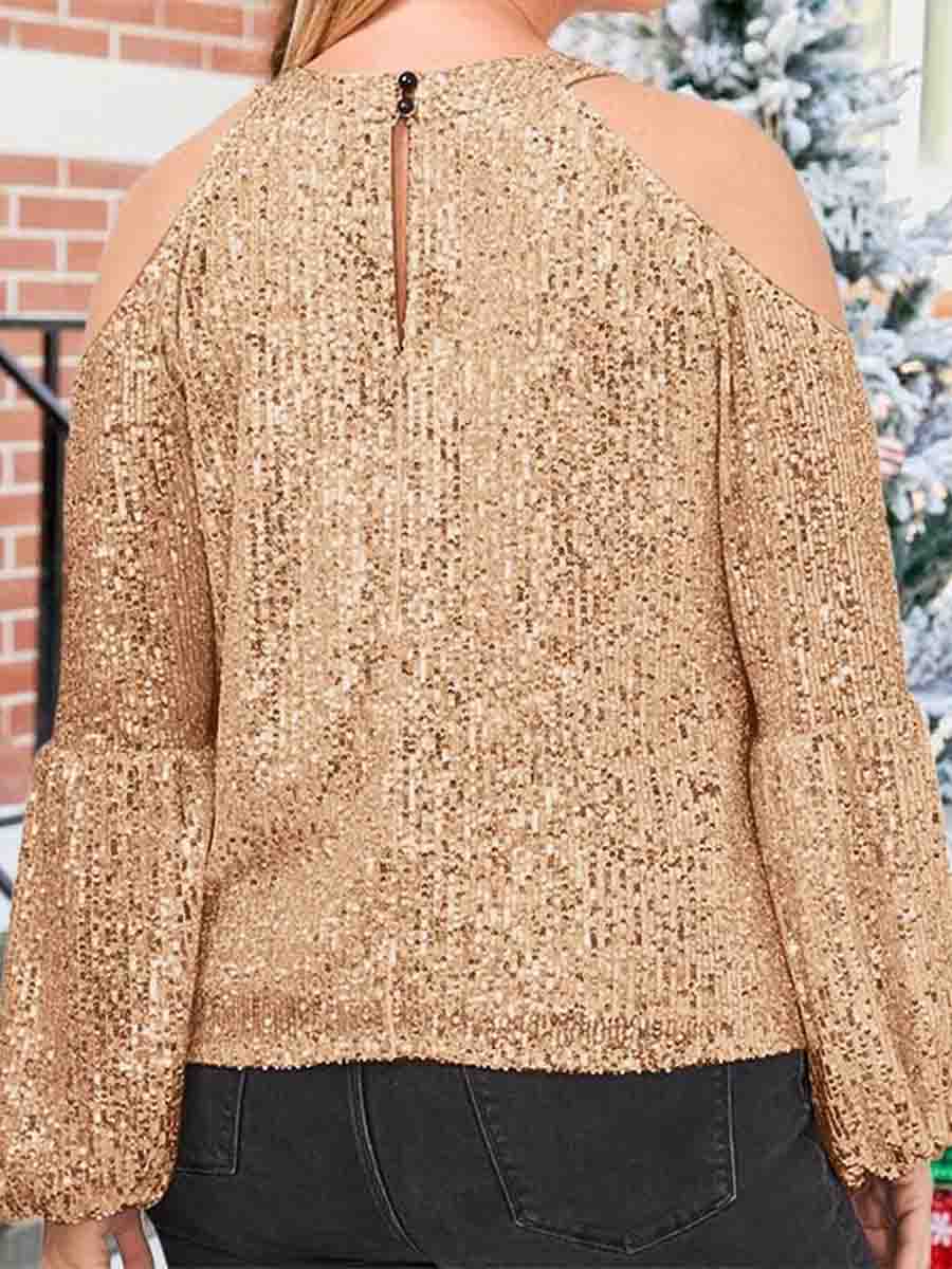 gold glitter shirt