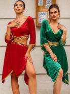 sequins two piece set