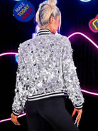 sequin jacket women