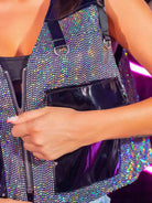 women sequin Vest