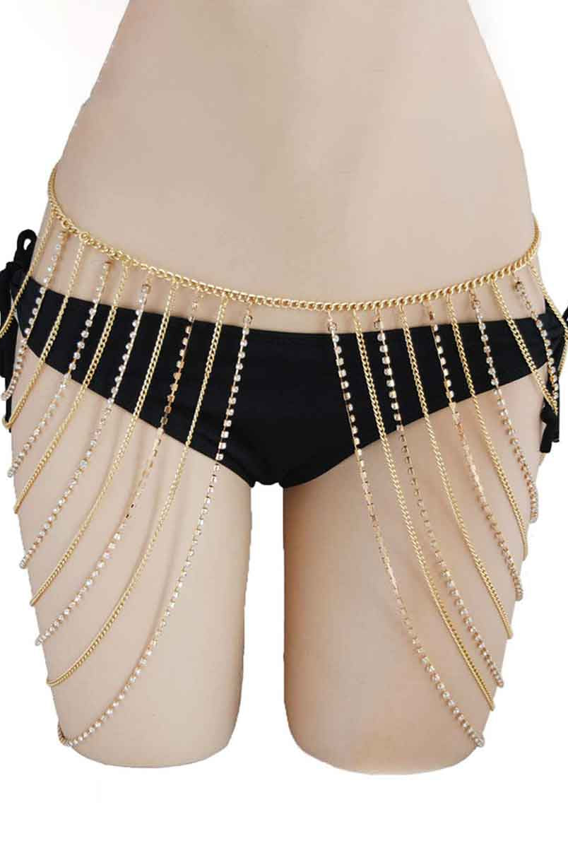 Metal chain skirt
