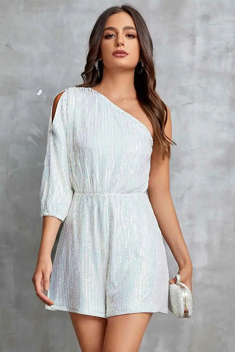 Short Sparkly Jumpsuit