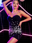Rhinestone Nightclub Dress