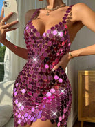 Sparkly Pink Mini Dress