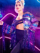 Sparkly Sequin Tassel Jacket