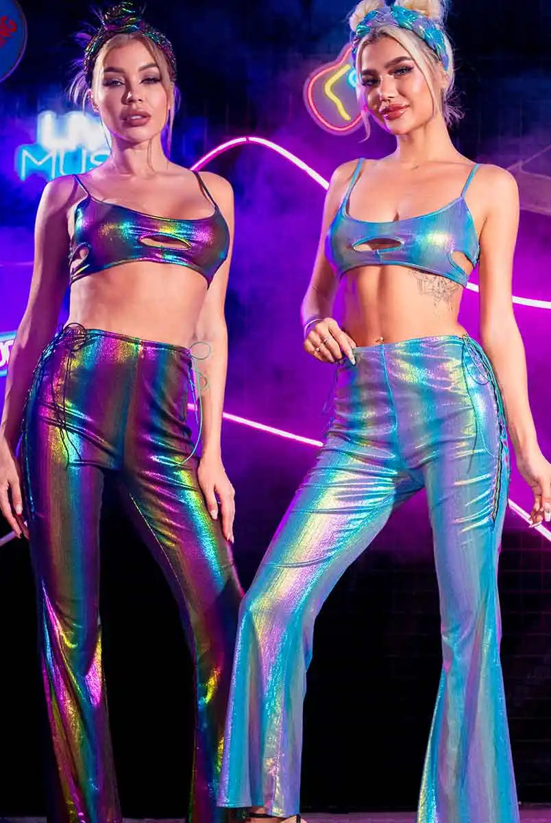 Ombre Reflective Pant Set