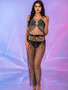 rhinestone suit womens