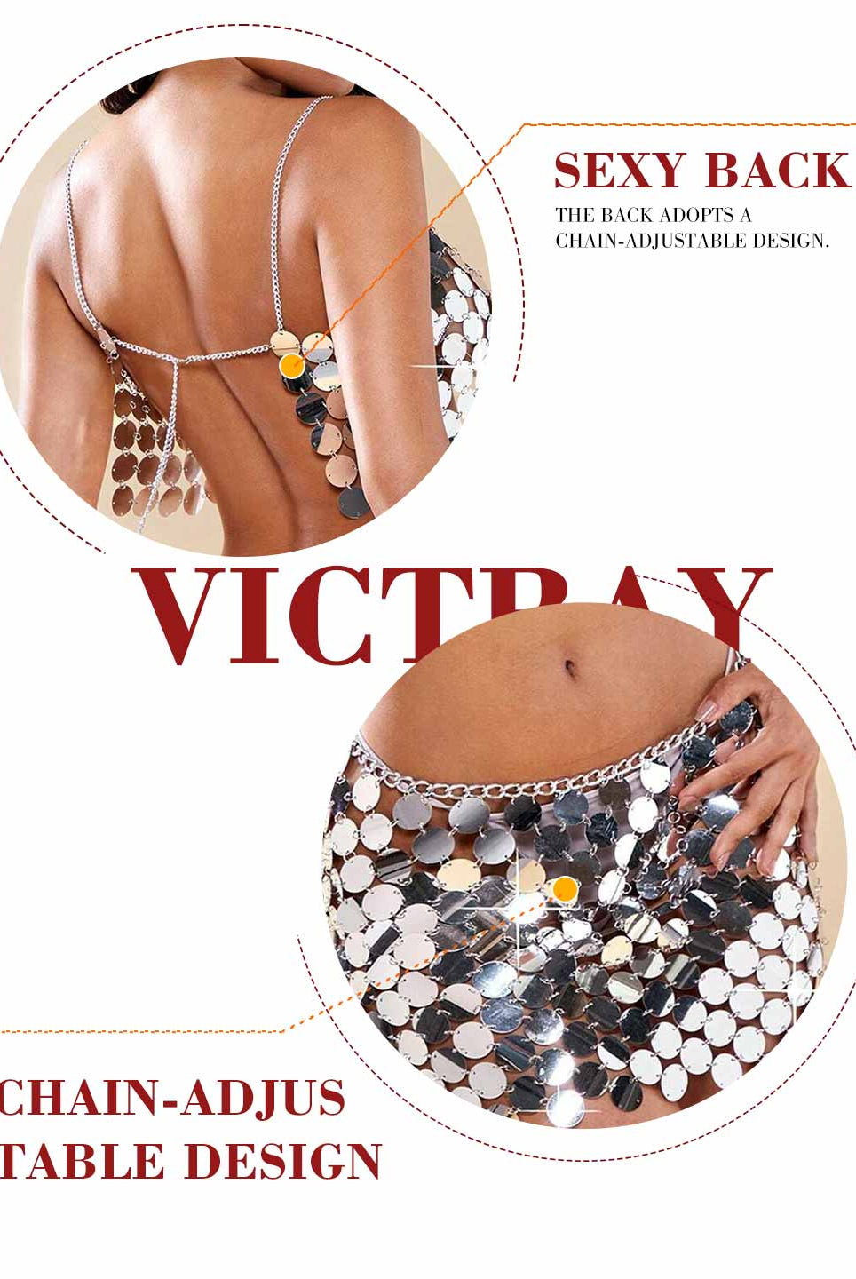 Sequin Cami & Bodycon Skirt Set