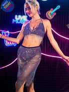 rhinestone 2 piece set