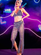 rhinestone set outfit