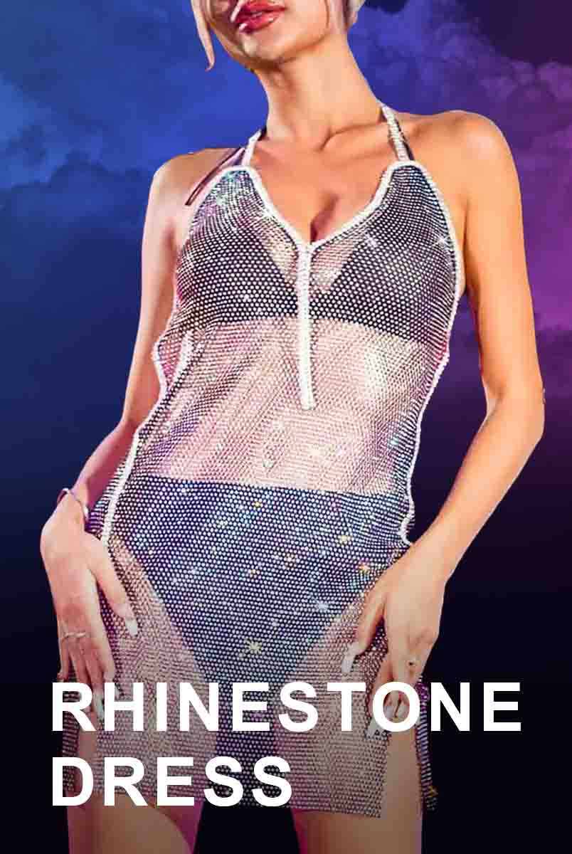 Rhinestone dress