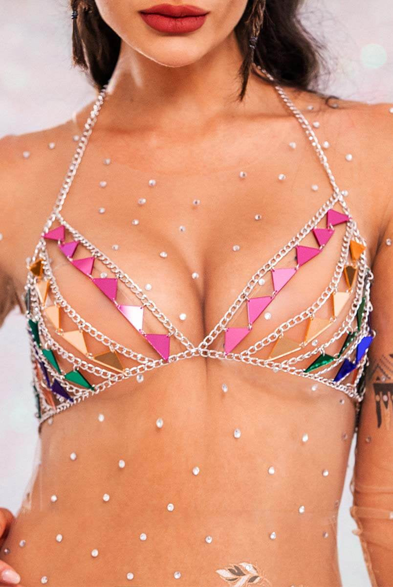 sparkly bra top