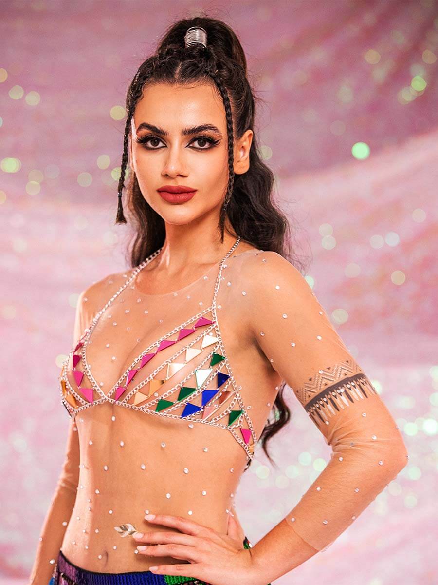 sparkly bra tops