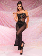 rhinestone pants set