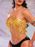 gold tassel top