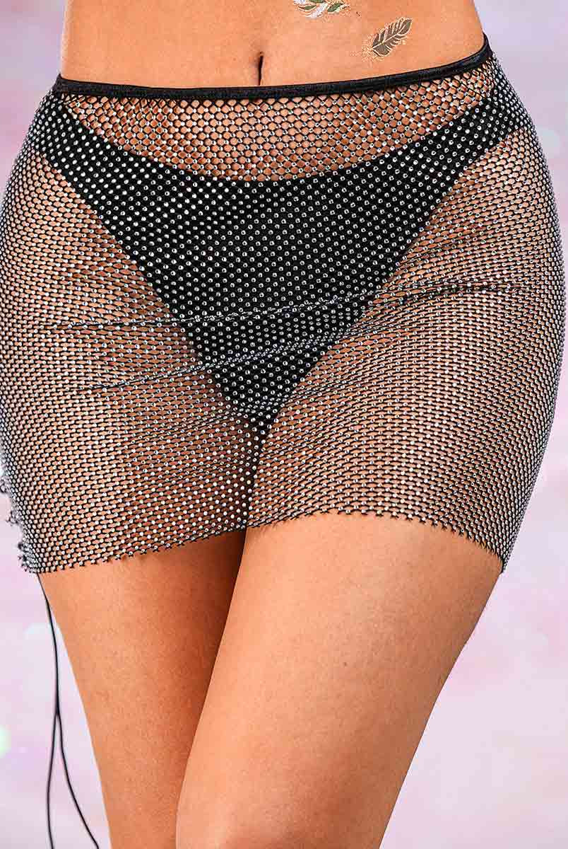 Mesh Breathable Mini Skirt