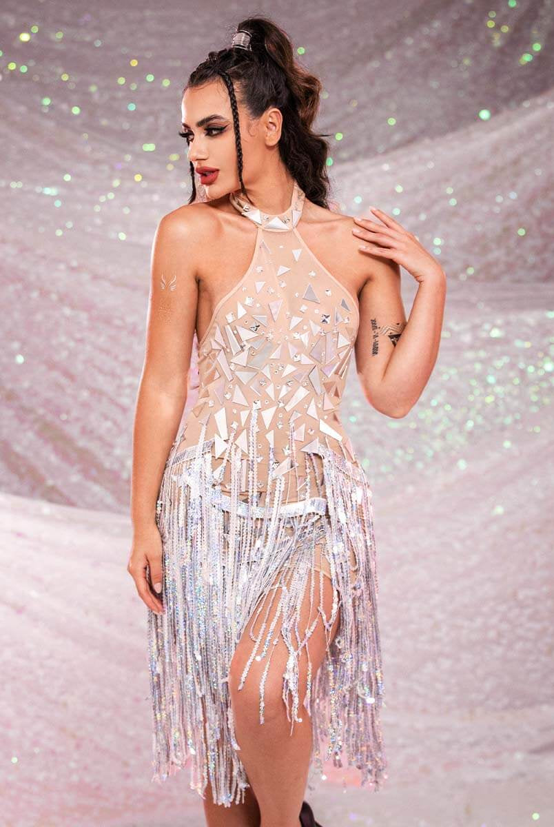 Fringe Mirror Dress