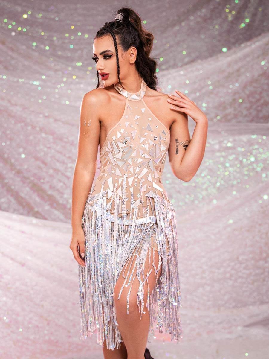 Fringe Mirror Dress